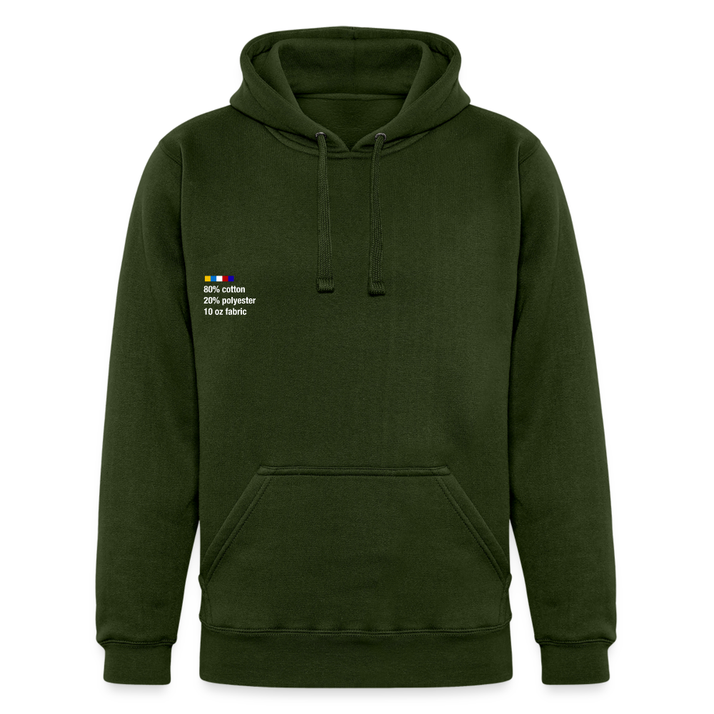 [The Work Hoodie] - forest green